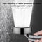 Dual Use High Pressure Handheld & Overhead Shower Head Metal Gray