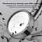Dual Use High Pressure Handheld & Overhead Shower Head Metal Gray