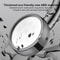 Dual Use High Pressure Handheld & Overhead Shower Head Metal Gray