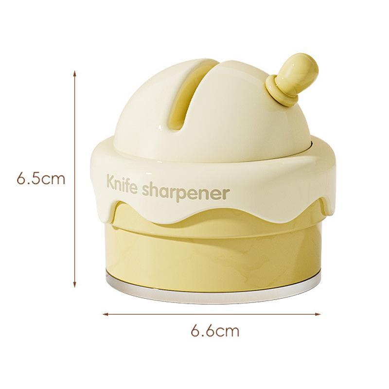 ProGrip Suction Knife Sharpener for Kitchen Knives & Scissors Quick Edge Tool