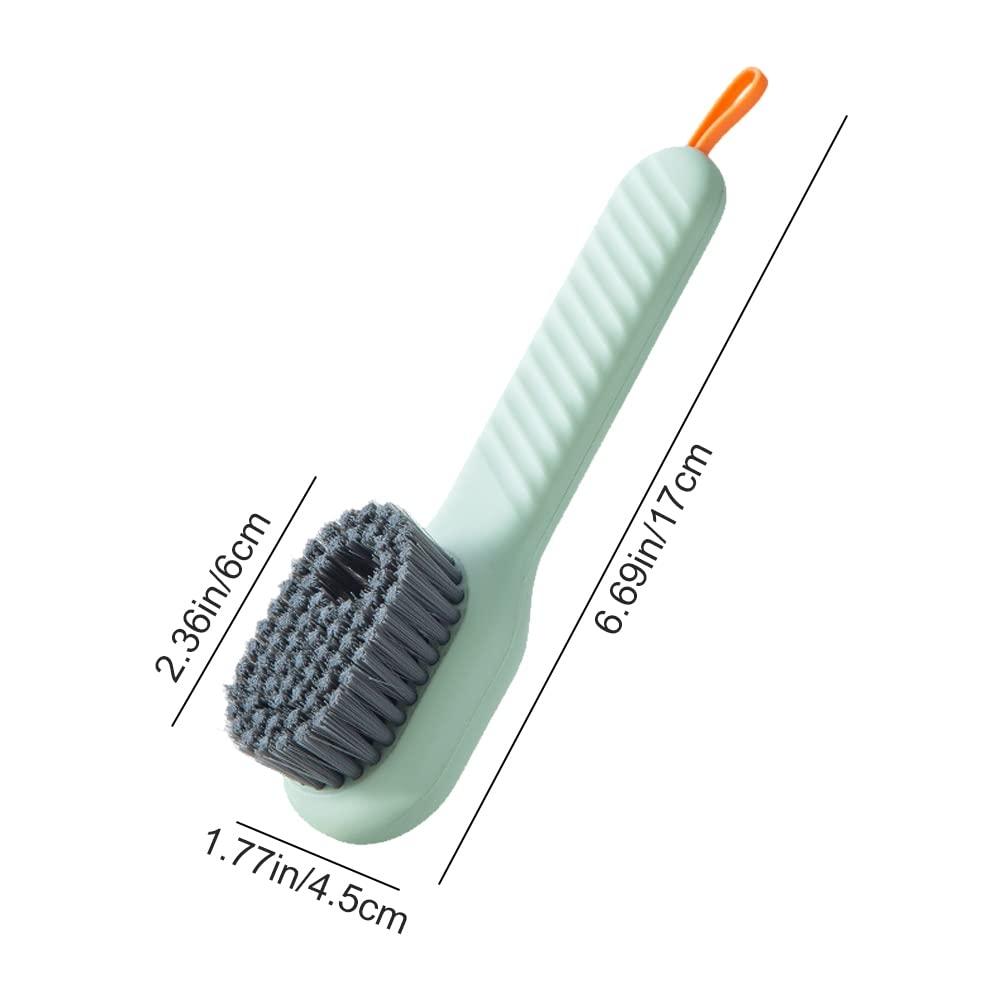 Soap Dispensing Liquid Shoe Brush Set Nano Soft Bristle Shoe Cleaning Brush Multifunctional