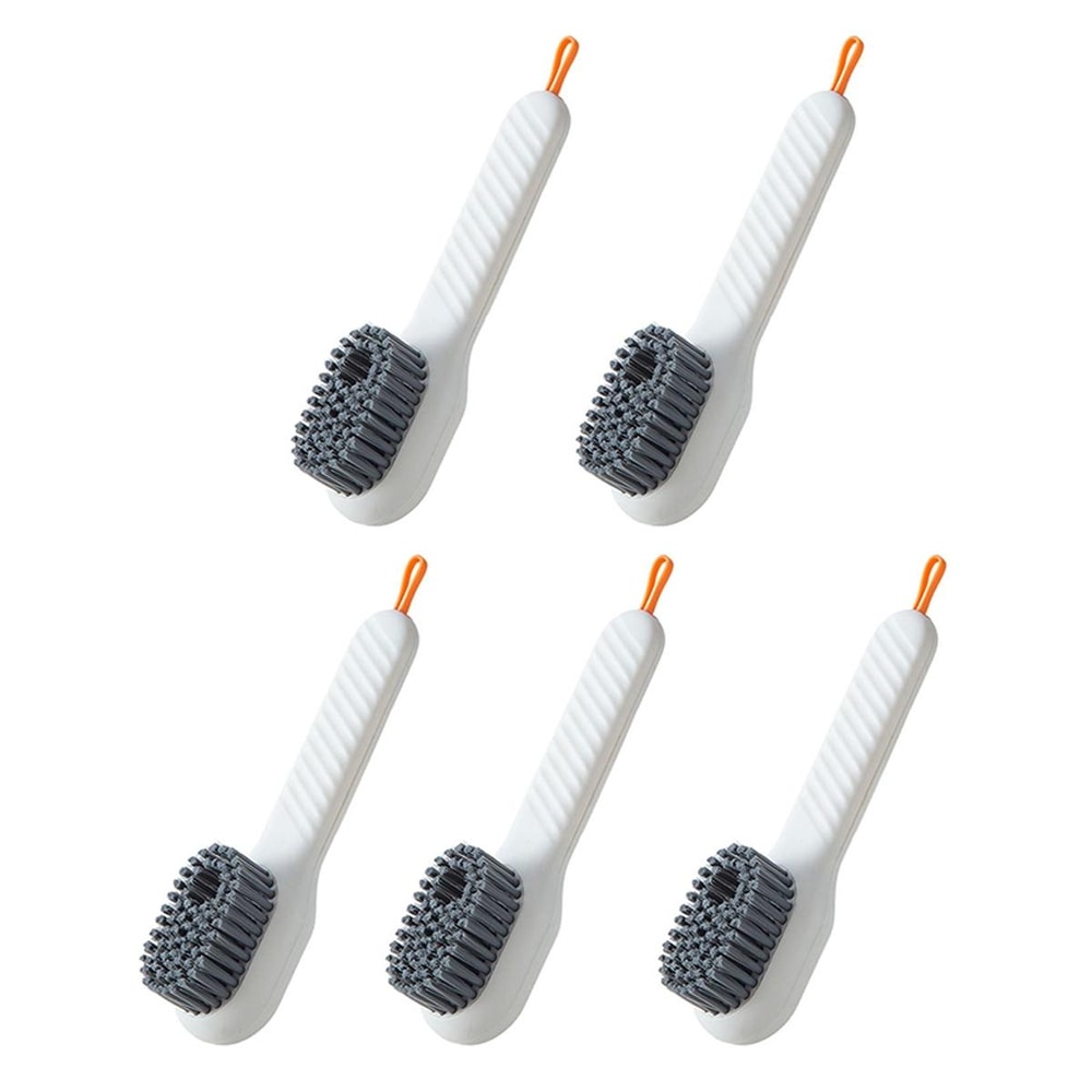 Soap Dispensing Liquid Shoe Brush Set Nano Soft Bristle Shoe Cleaning Brush Multifunctional