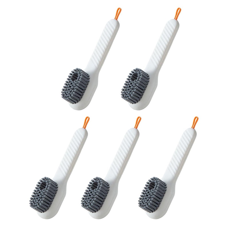 Soap Dispensing Liquid Shoe Brush Set Nano Soft Bristle Shoe Cleaning Brush Multifunctional