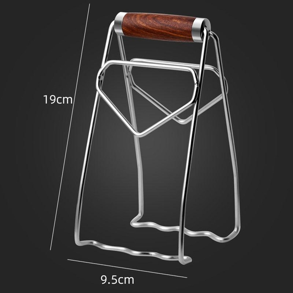 Kacheeg Stainless Steel Anti-Scald Clip Kitchen Anti-Slip Bowl And Plate Lifter, Style: Plate Lifter