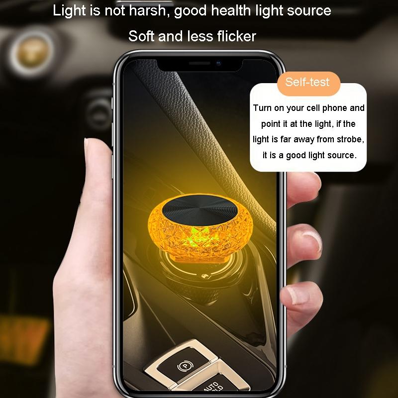 Mushroom USB LED Night Light Ambient Car & Home Decorative Lamp