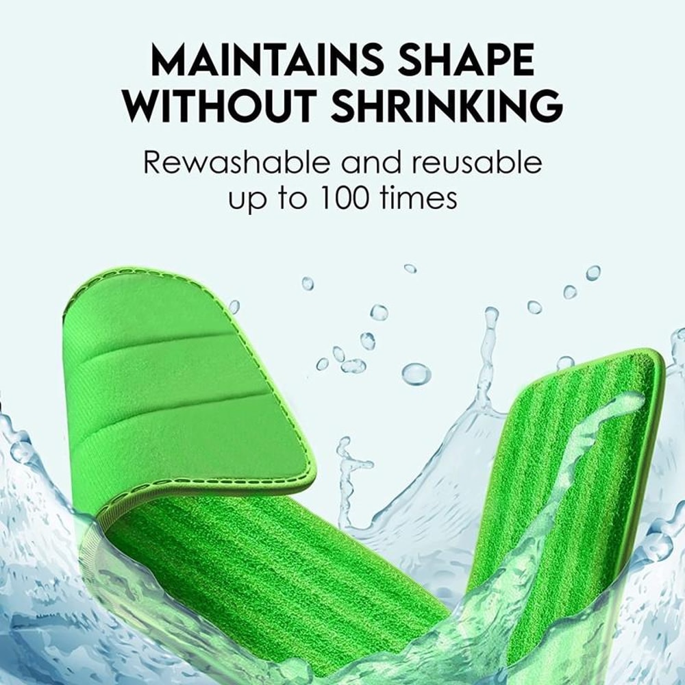 Reusable Microfiber Mop Pads for Swiffer WetJet Adhesive Washable Cloths