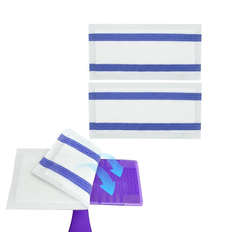Reusable Microfiber Mop Pads for Swiffer WetJet Adhesive Washable Cloths
