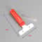 Heavy Duty Iron Head Glass Window & Tile Floor Scraper Cleaner Tool for Paint, Ice & Wall Cleaning (Red)