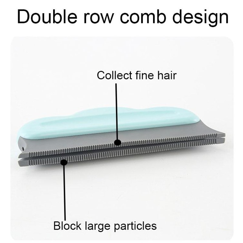 Multifunctional Home Cleaning Pet Hair Removal Brush Carpet Clothes Sofa Pet StripperGrey