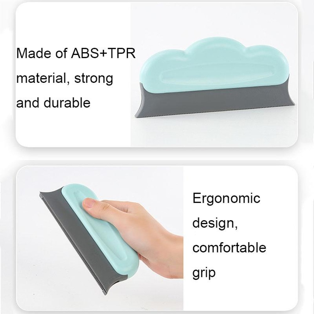 Multifunctional Home Cleaning Pet Hair Removal Brush Carpet Clothes Sofa Pet StripperGrey