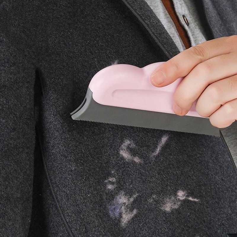 Multifunctional Home Cleaning Pet Hair Removal Brush Carpet Clothes Sofa Pet StripperGrey