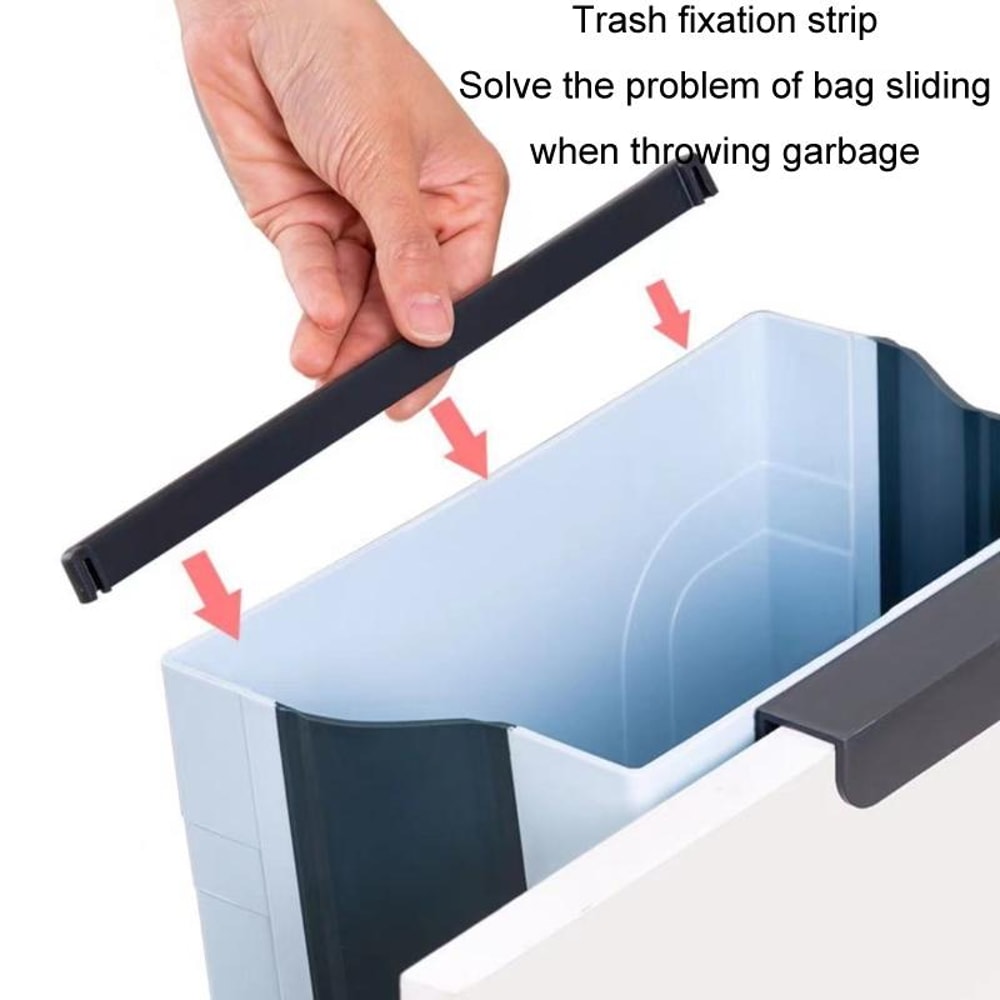 Space-Saving hanging trash can & folding trash bin Kitchen Cabinet kitchen cabinet trash can
