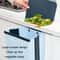 Space-Saving hanging trash can & folding trash bin Kitchen Cabinet kitchen cabinet trash can
