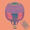 Smart Bluetooth Speaker LED Bulb Dimmable Wireless Music Light Bulb with Remote Control
