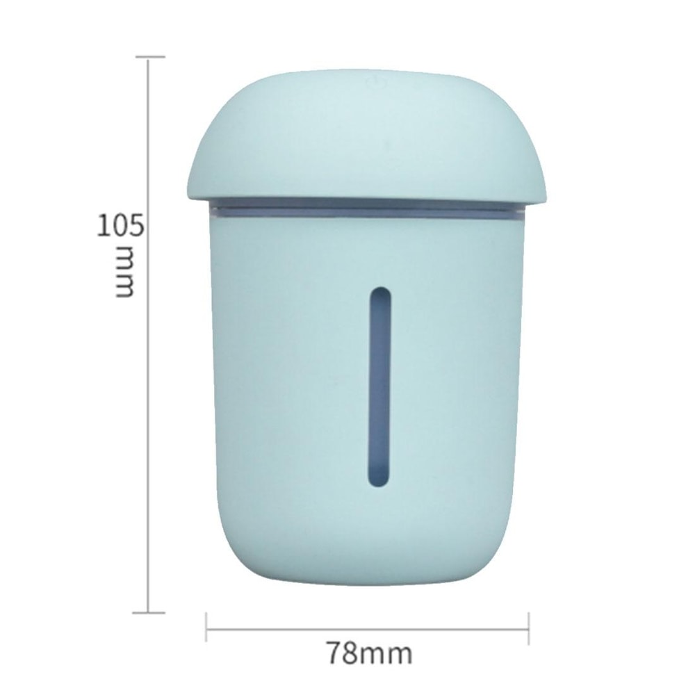 Mushroom USB Humidifier Aromatherapy Diffuser Mini Desk Lamp Cool Mist Air Moisturizer