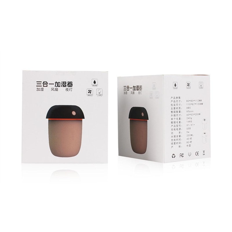Mushroom USB Humidifier Aromatherapy Diffuser Mini Desk Lamp Cool Mist Air Moisturizer