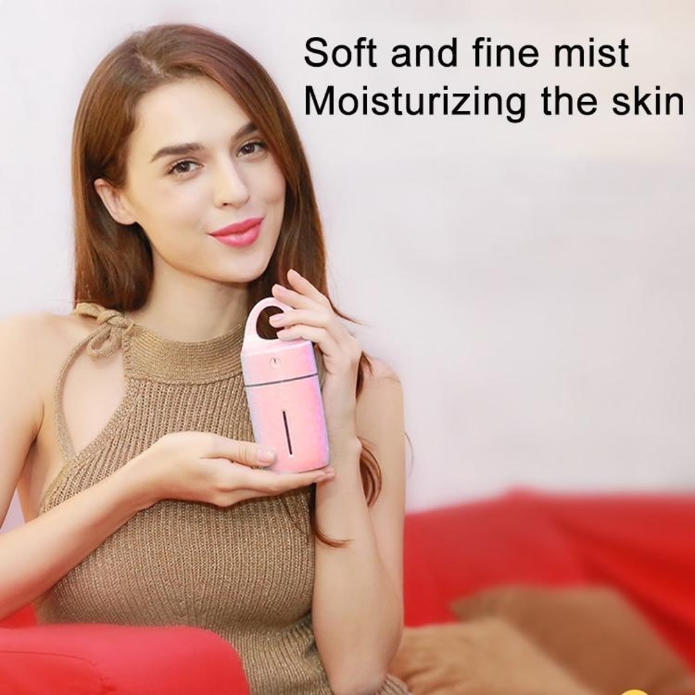 Mini USB Negative Ion Humidifier 175ml Portable Cool Mist LED Air Humidifier