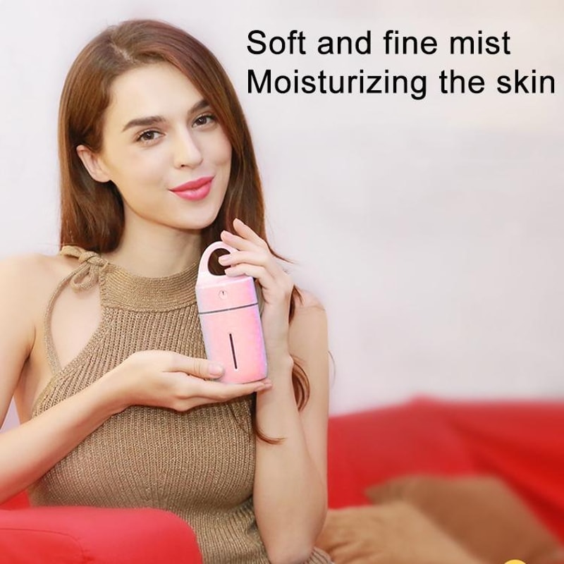 Mini USB Negative Ion Humidifier 175ml Portable Cool Mist LED Air Humidifier