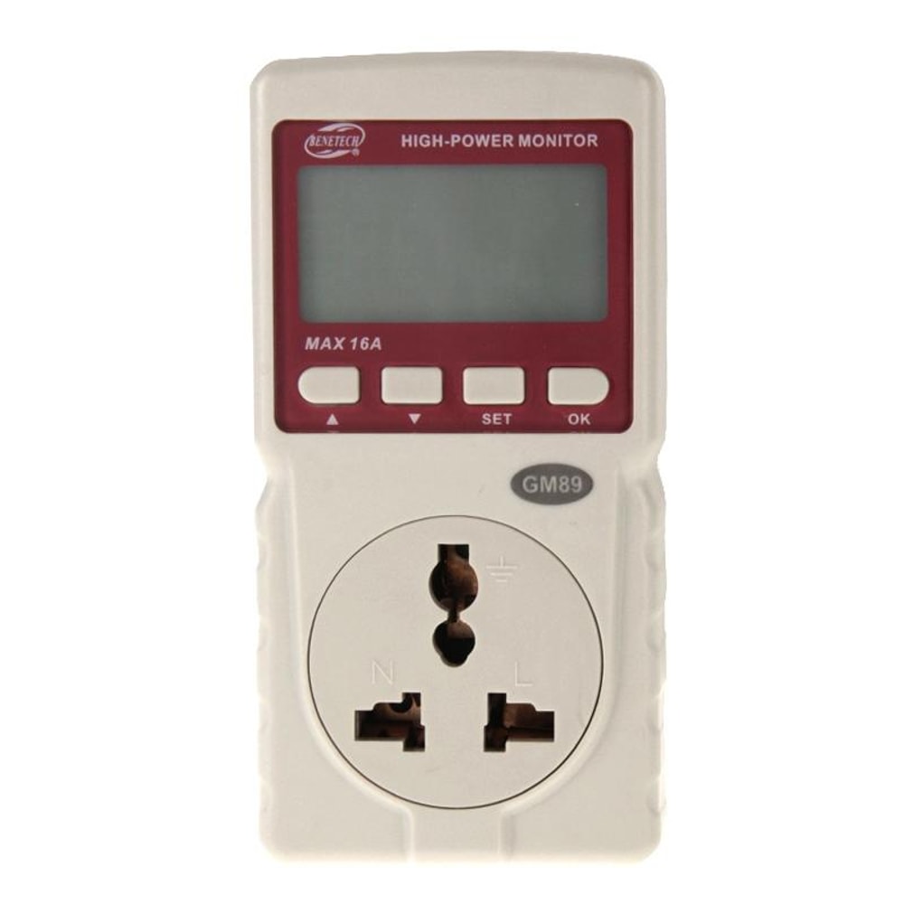 High Power Energy Consumption Monitor Plug US Power Meter For Home Electricity Usage 1