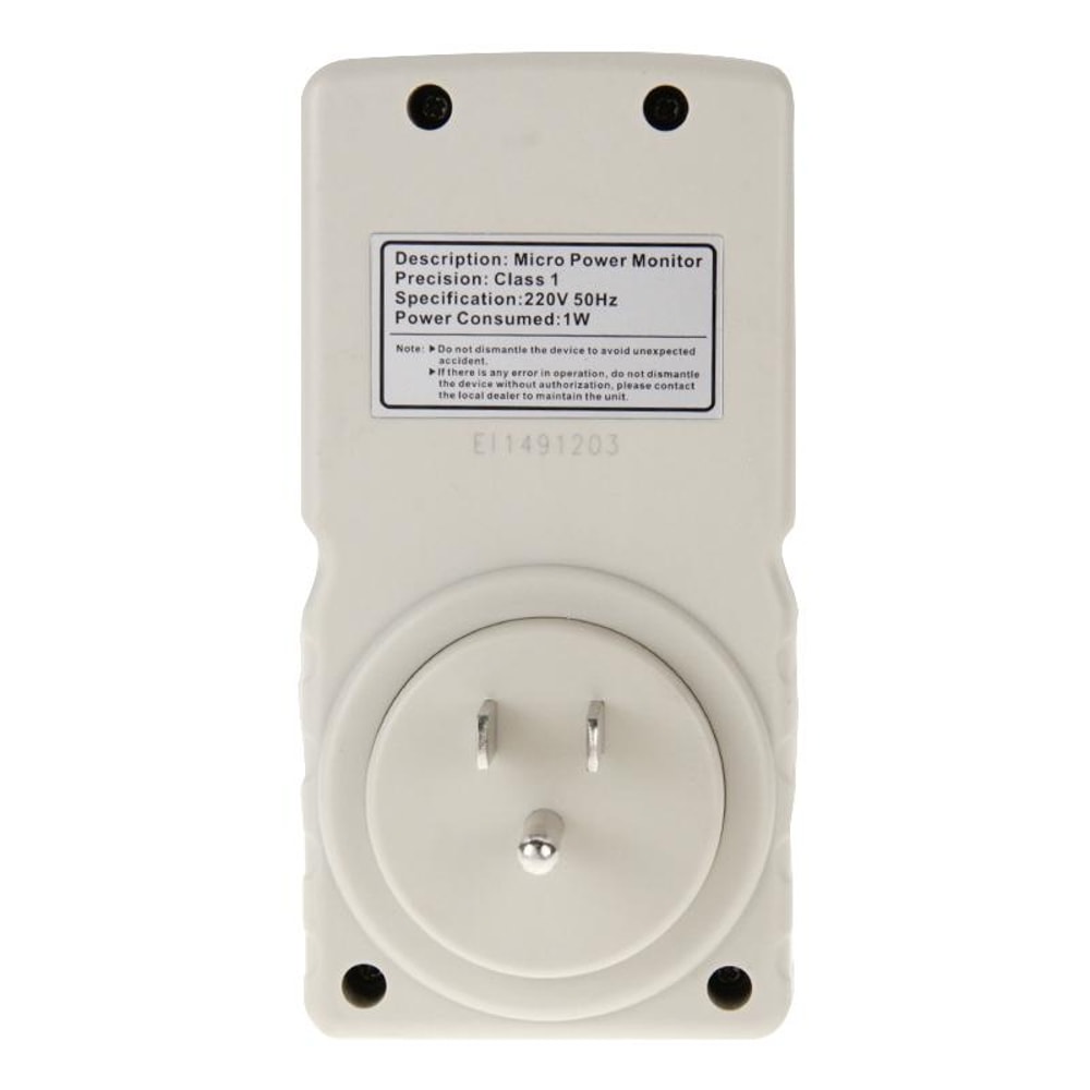 High Power Energy Consumption Monitor Plug US Power Meter For Home Electricity Usage 3