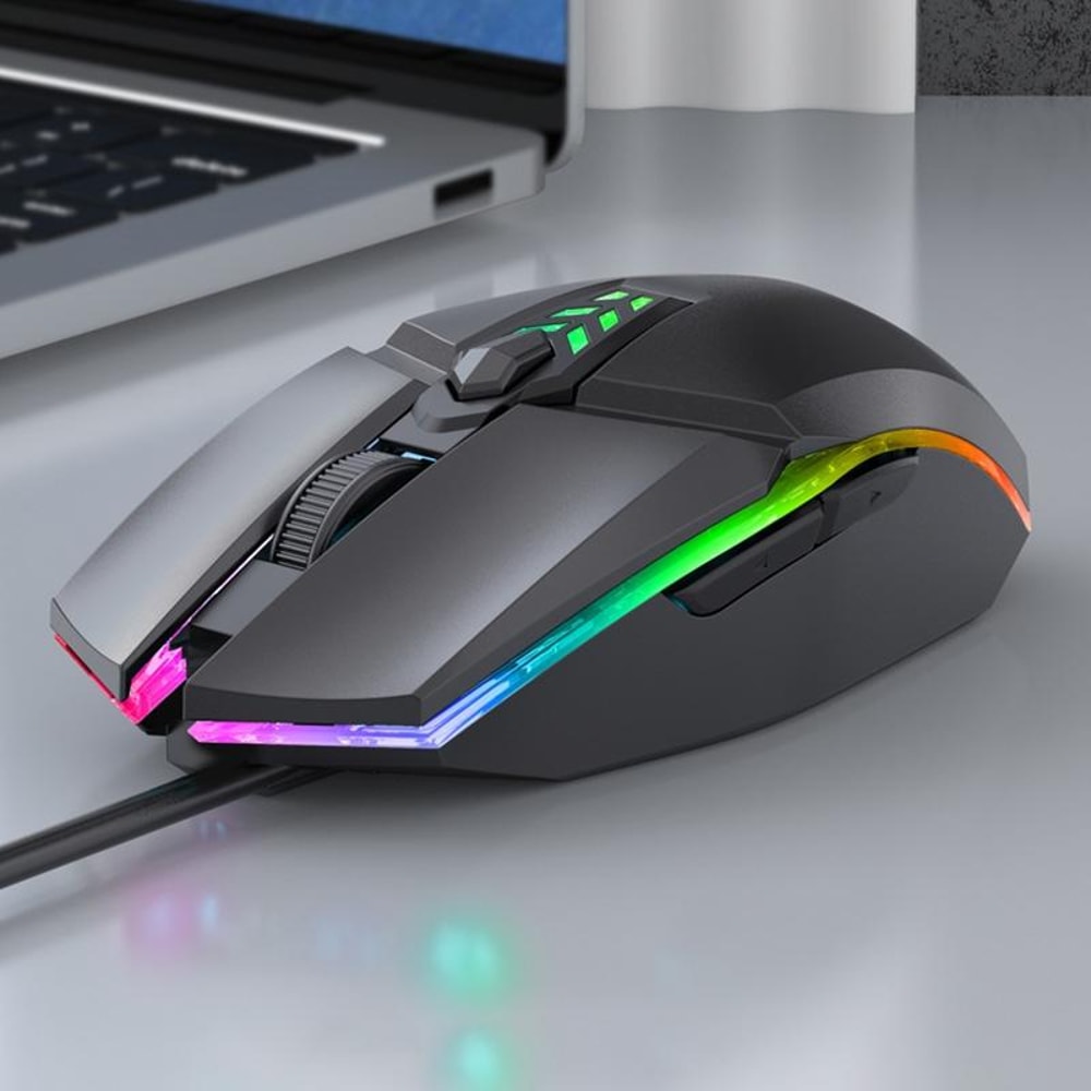 Wired Gaming Mouse Ergonomic USB Optical Mouse Adjustable DPI