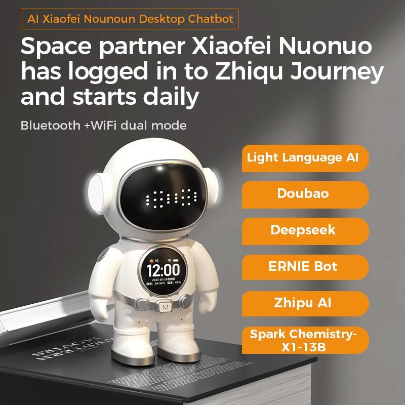 Smart Companion Robot Toy White Voice Assistant Educational AI Robot & Smart Robot Toy Speaker