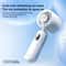 Max High Speed Silent Handheld Cooling Fan with Ice Cooling Portable Rechargeable Fan