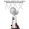 Max High Speed Silent Handheld Cooling Fan with Ice Cooling Portable Rechargeable Fan