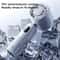 Max High Speed Silent Handheld Cooling Fan with Ice Cooling Portable Rechargeable Fan