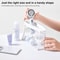 Max High Speed Silent Handheld Cooling Fan with Ice Cooling Portable Rechargeable Fan