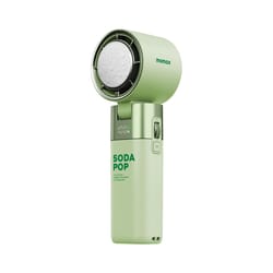 momax ice cooling handheld fan foldable high speed portable fan with ice compress