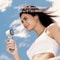 Momax Ice Cooling Handheld Fan Foldable High Speed Portable Fan with Ice Compress