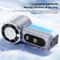 Turbocharged Mini Handheld Cooling Fan Portable Rechargeable Turbo Fan With Fast Cooling LED Displ 10