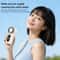 Turbocharged Mini Handheld Cooling Fan Portable Rechargeable Turbo Fan With Fast Cooling LED Displ 6