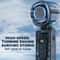 High-Speed Folding Turbo Handheld Cooling Fan, Semiconductor Portable USB Rechargeable Fan