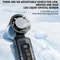 High-Speed Folding Turbo Handheld Cooling Fan, Semiconductor Portable USB Rechargeable Fan