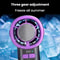 High-Speed USB Portable Semiconductor Cooling Handheld Fan, Digital Display Mini Cooling Fan