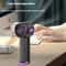 USB Rechargeable Semiconductor Cooling Fan with Digital Display Portable Handheld Mini Fan