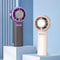 USB Rechargeable Semiconductor Cooling Fan with Digital Display Portable Handheld Mini Fan