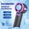 USB Rechargeable Semiconductor Cooling Fan with Digital Display Portable Handheld Mini Fan