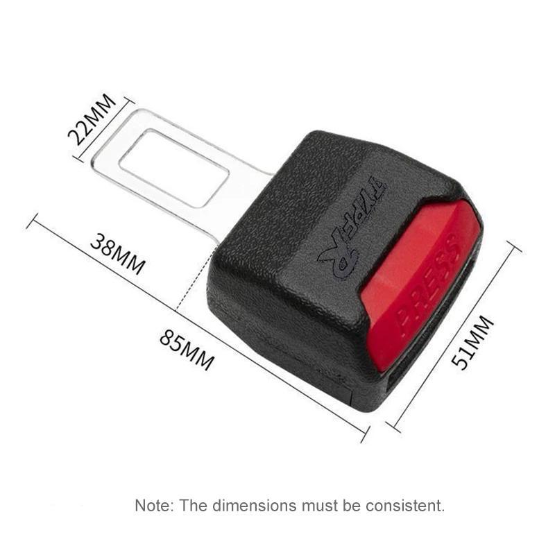Universal Car Seat Belt Extender Buckle Adjustable Safety Seat Belt Extension For Cars 6