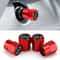 KIA Tire Valve Stem Caps Dust Proof Metal