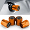 KIA Tire Valve Stem Caps Dust Proof Metal
