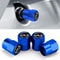 KIA Tire Valve Stem Caps Dust Proof Metal