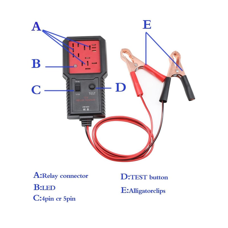 Relay Tester Pin Automotive Diagnostic Tool