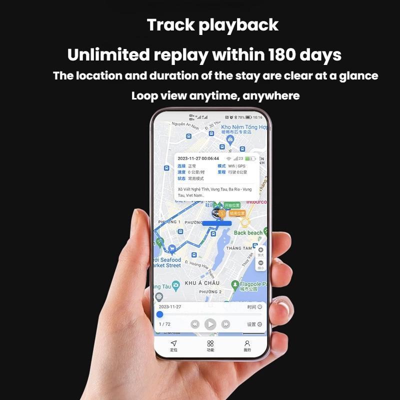 Mini GPS Tracker Car Anti-Theft Magnetic Real-Time Tracking Device for Vehicles, Kids & Pets