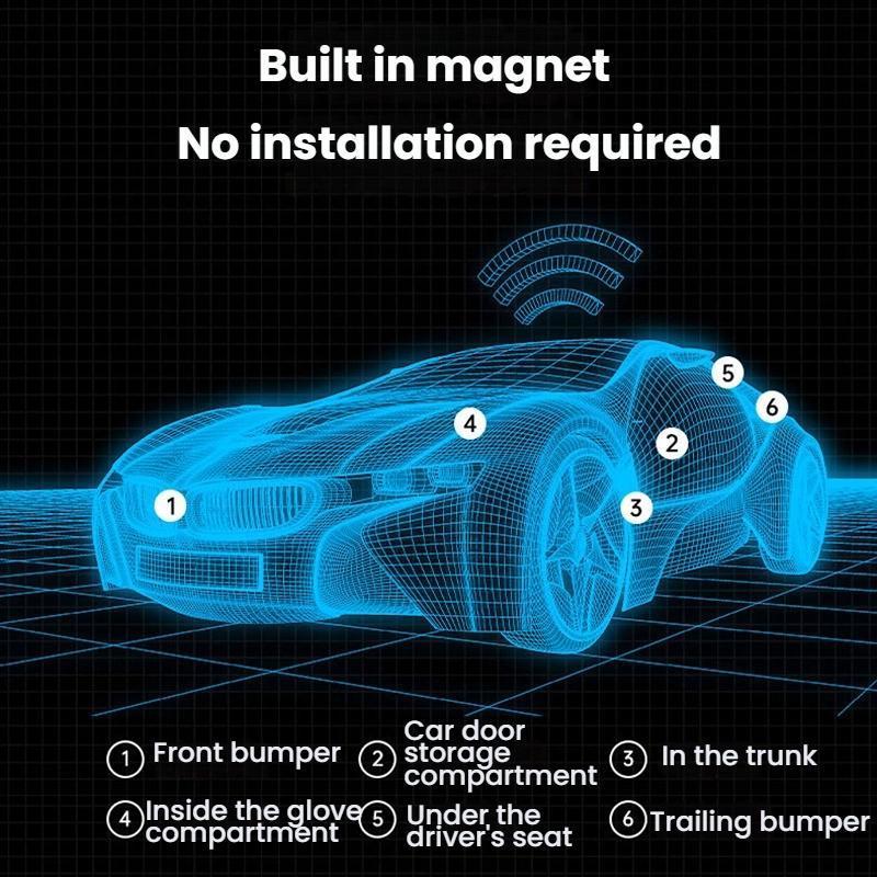 Mini GPS Tracker Car Anti-Theft Magnetic Real-Time Tracking Device for Vehicles, Kids & Pets