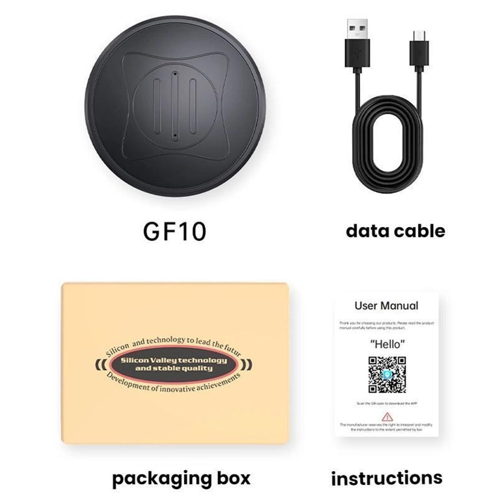Mini GPS Tracker Car Anti-Theft Magnetic Real-Time Tracking Device for Vehicles, Kids & Pets