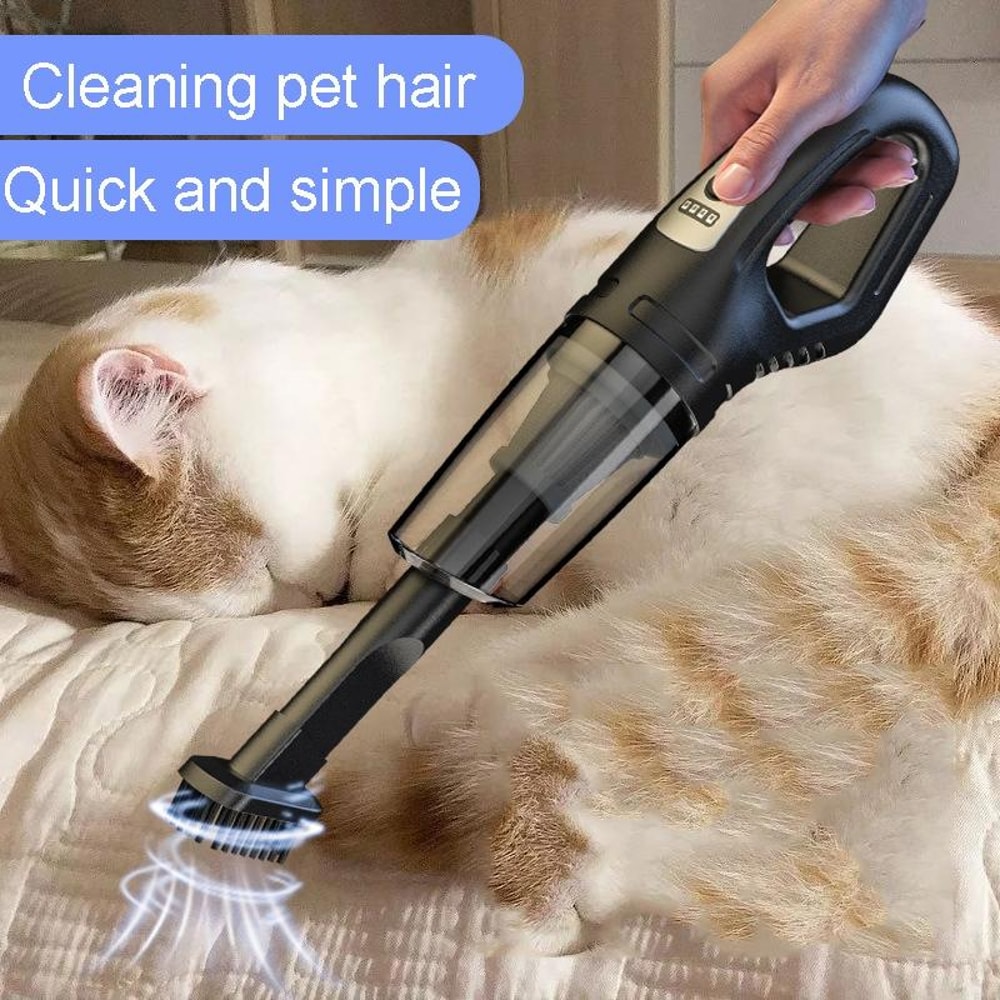 Rechargeable Handheld Car Vacuum Cleaner Portable Dustbuster for Car & Home Powerful Suction Cleaner