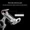 Universal Aluminum Alloy NonRotatable Motorcycle Bicycle Handlebar Phone Holder Clamp 9